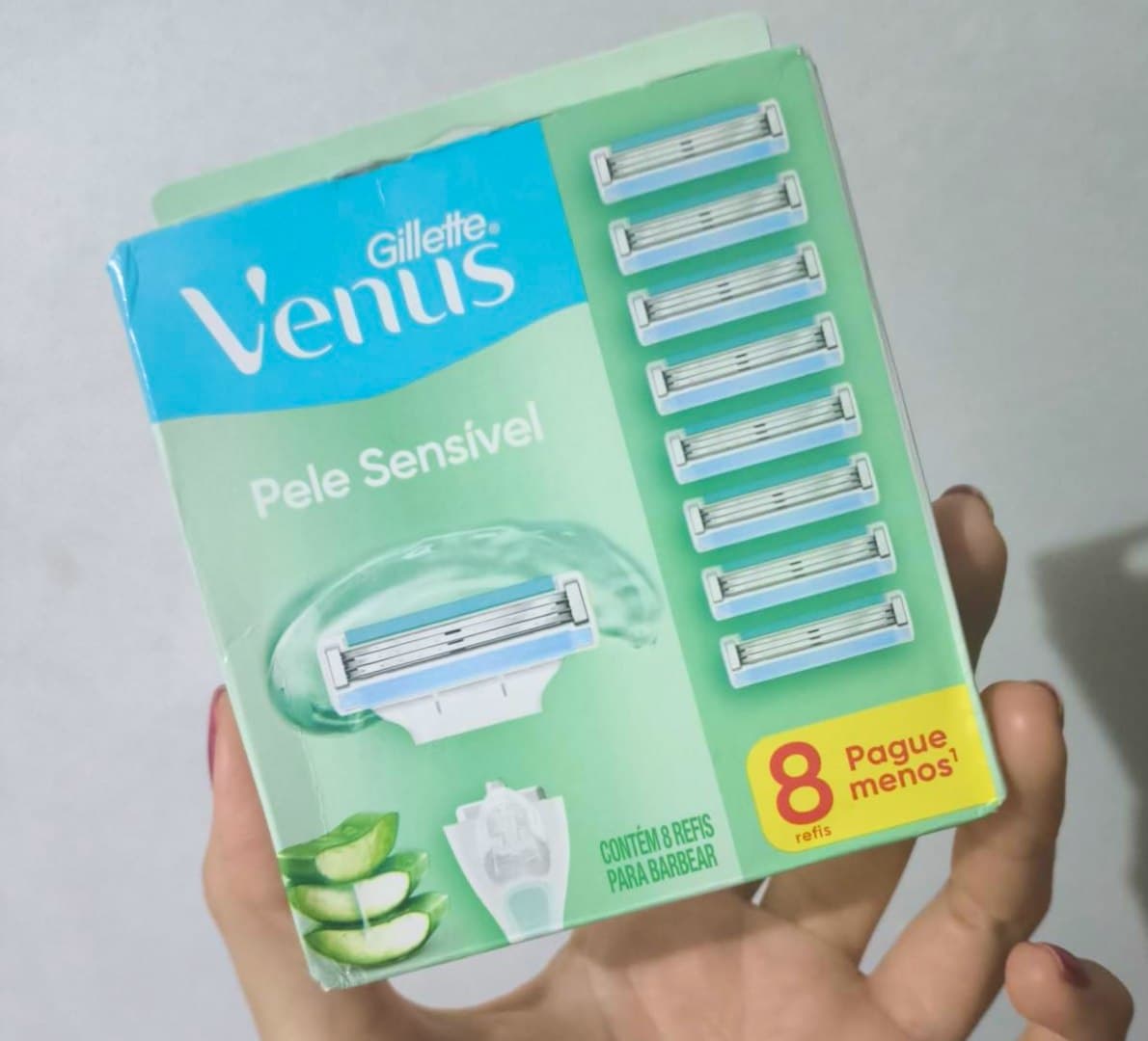 Gillette Venus Pele Sensível Carga para Aparelho de Depilar - 8 Unidades